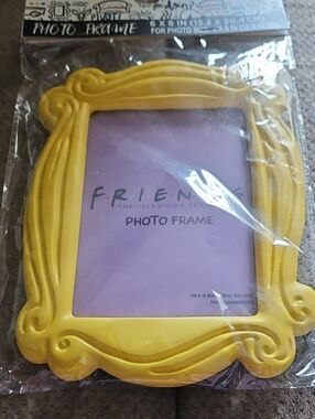 FRIENDS Bright Yellow Ornate Photo Frame